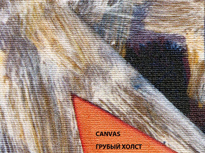 Пример фактуры фотообоев Canvas